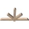 Ekena Millwork Kennewick Smooth Timber Gable Bracket, Douglas Fir, 48"W x 26"H x 3 1/2"D x 3 1/2"F, 13/12 Pitch GBW048X26X0404KEN00SDF - alternate 2
